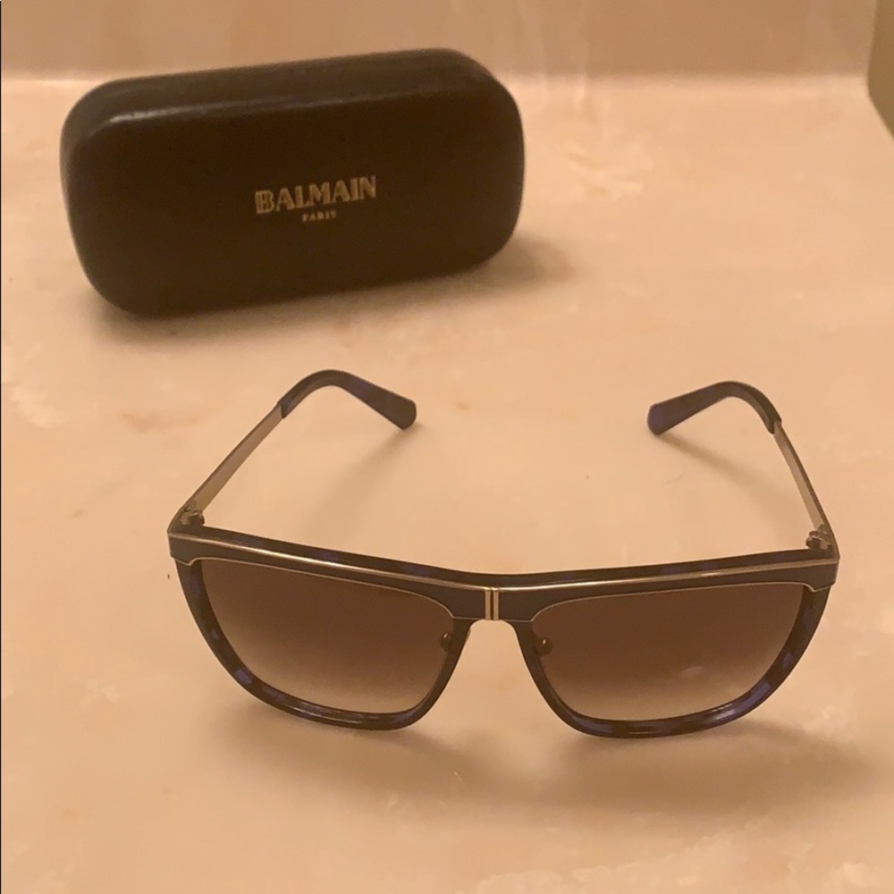 Balmain sunglasses with original case & dustbag